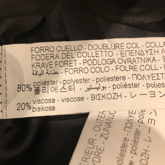 Fall - Gently Used Zara Glen Plaid Single Breasted Blazer Black & White Medium - Picture 6 of 11